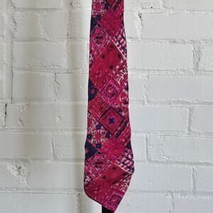 Vintage 80s 90s Bally Abstract Geometric Silk Necktie​┃ ​Maximalist Power Tie